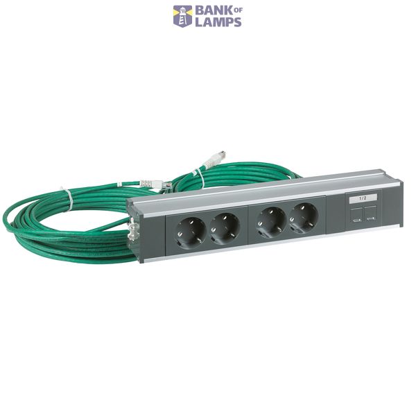OL50 DESKUNIT OPBOUW 2X2V WCD 2XCAT6 UTP image 1