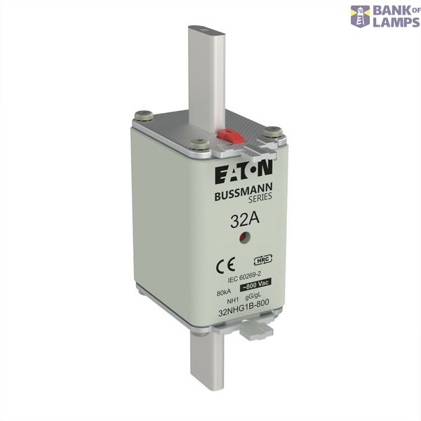Fuse-link, LV, 32 A, 800 V AC, NH1, Class gG/gL image 3
