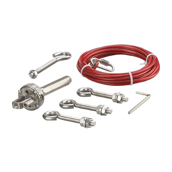 Rope Kit Stainless Steel 126m | Rope tension kit for safety rope E-STOP image 1