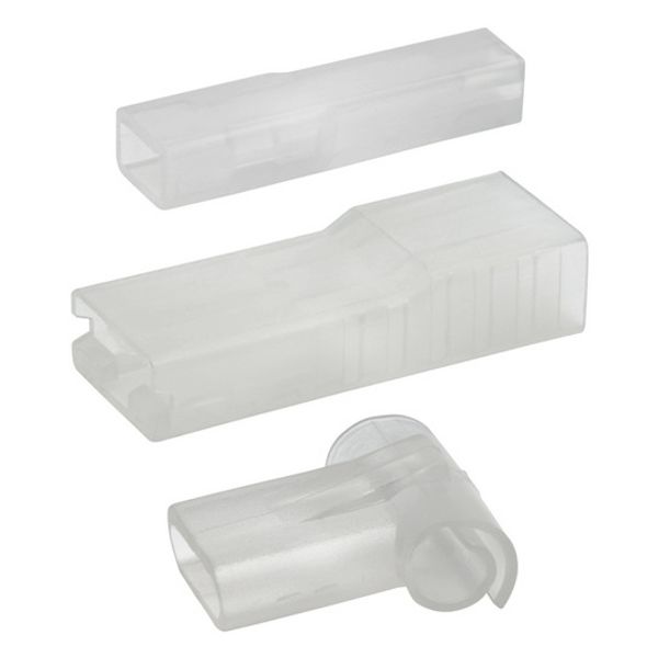 Insulating sleeve for 6.3 mm, PA, natural, 2785 image 1