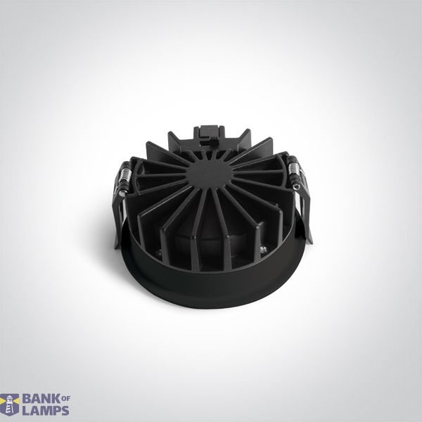 BLACK 14W CCTV HONEYCOMB IP20 230V DARK LIGHT image 2