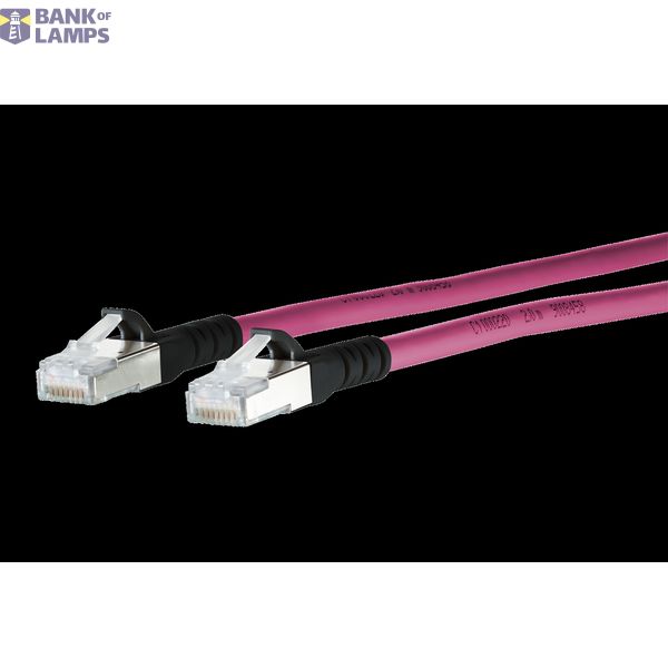 Patch cord Cat.6A AWG 26 3.5 m violet-black image 2