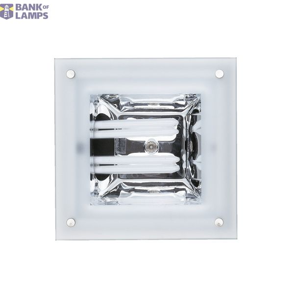 QUOR 52/G EVG downlight, white , glass partially frosted, TC-DE, 2x 26W image 2