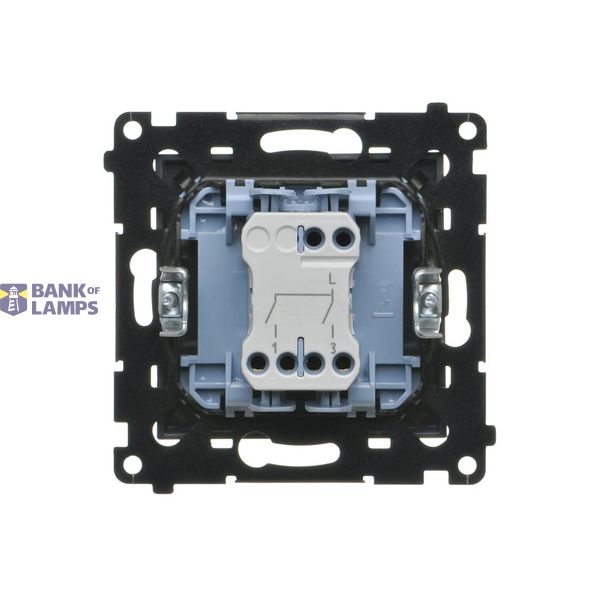 Single socket outlet with Schuko earthing, with shutters, (module), Simon 24, IP20, 16A, champagne matt image 1
