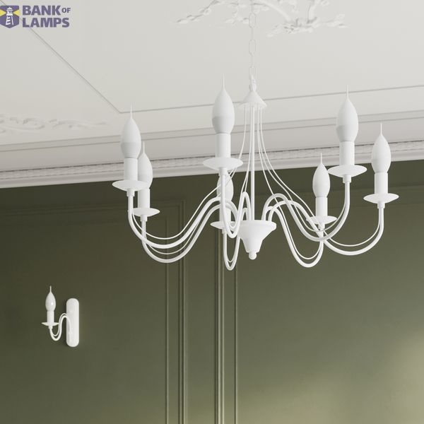 WALL LAMP MINERVA WHITE E14 1X40W IP20 image 8
