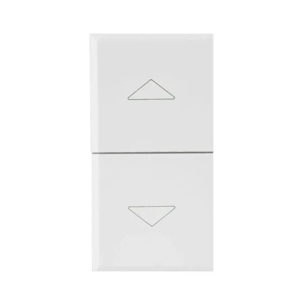 DOUBLE PUSHBUTT.1O NO 10A  WHITEK 1M image 1
