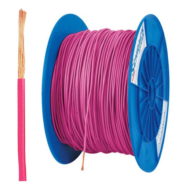 PVC Insulated Single Core Wire H05V-K 0.5mmý, pink (coil) (The price is shown without markup on metals. Request a quote for accurate information) image 1