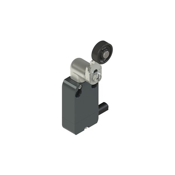 Modular prewired switch with adjustable shaped metal revolving lever image 1