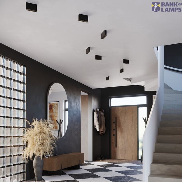 CEILING LAMP SOLE BLACK 4000K LED 5X11W IP20 image 7