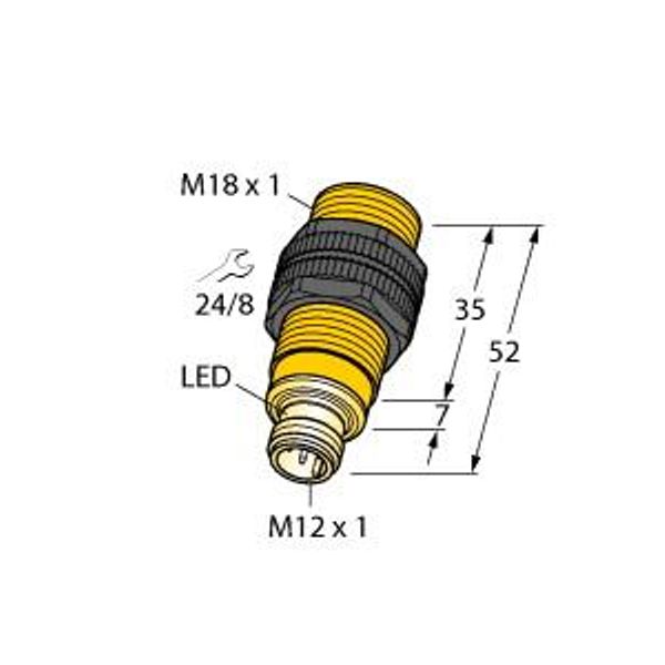 Inductive Sensor   BI5U-S18-VP6X-H1141 image 1