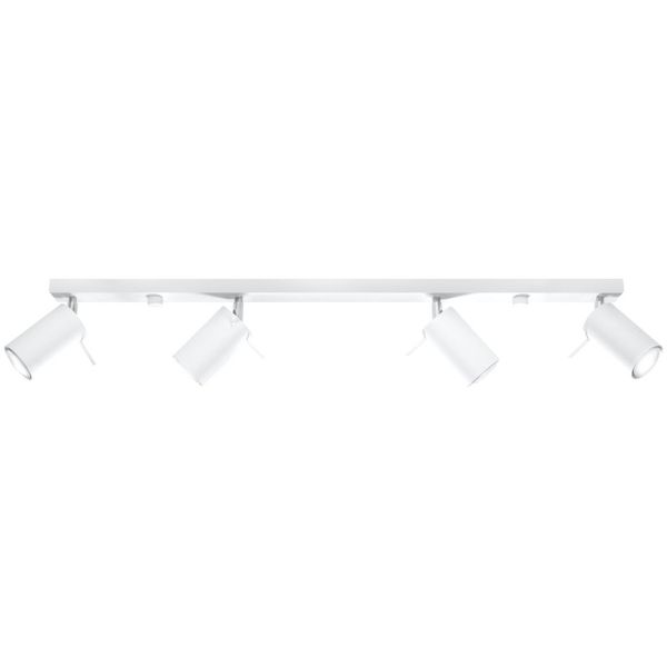 RING CEILING LAMP 4L WHITE GU10 4X40W IP20 image 1