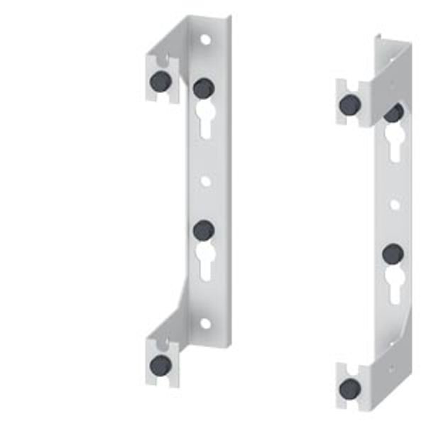 ALPHA BIG-Pack DIN rail holder for 2 DIN rails, designed for 15 mm DIN rail image 1