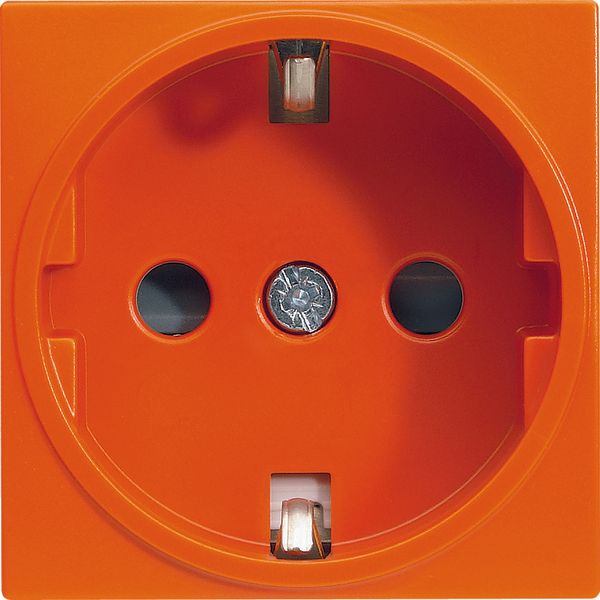 Systo Socket Schuko screwless Orange image 1