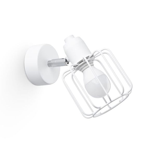 WALL LAMP BELUCI 1 WHITE E14 1X40 IP20 image 1