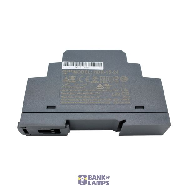 HDR-150-15 DIN rail power supply, 142.5W, 15V, 9.5A, MEAN WELL image 1