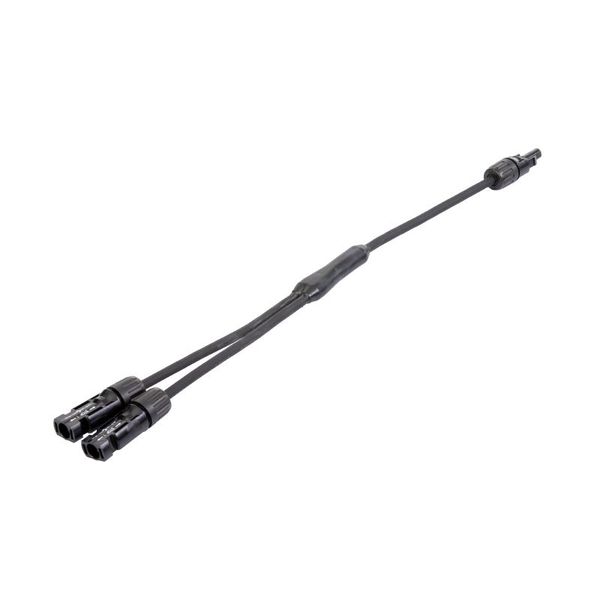 Photovoltaics, Y-Connector Cable, 1x MC4 Female, 2x MC4 Male, 6mm², 1100 V image 1