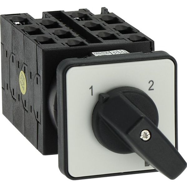 T0-6-8370/E Changeoverswitches, T0, 20 A, flush mounting, 6 contact unit(s), Contacts: 12, 90 °, maintained, Without 0 (Off) position, 1-2, Design number 8370 image 8