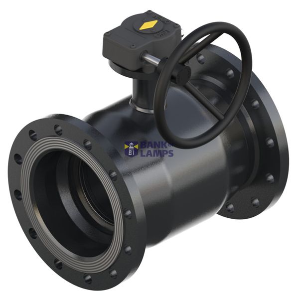 Ball valves, JIP-FF, RB, Worm gear, Reduced Bore, PN 16, DN 200, Flange image 1