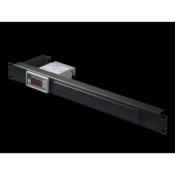 Patch-Panel, with digital temperature display and thermostat, 1 HE image 1