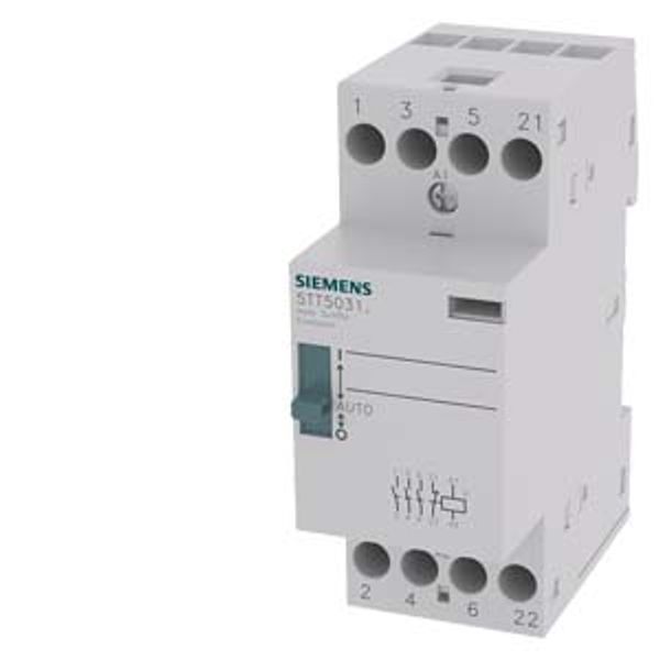 Insta contactor, 0/1/Automatic with 3 NO contacts and 1 NC, contact for 230 V AC image 2