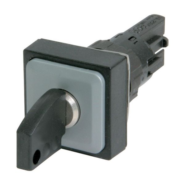 Q25S3R Key-operated actuator, 3 positions, black, maintained image 3