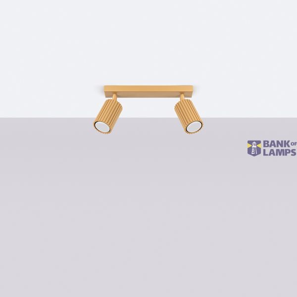 STYLISH GOLDEN SPOTLIGHTS ON A CEILING STRIP FROM THE KARBON FAMILY FOR THE HALLWAY image 10