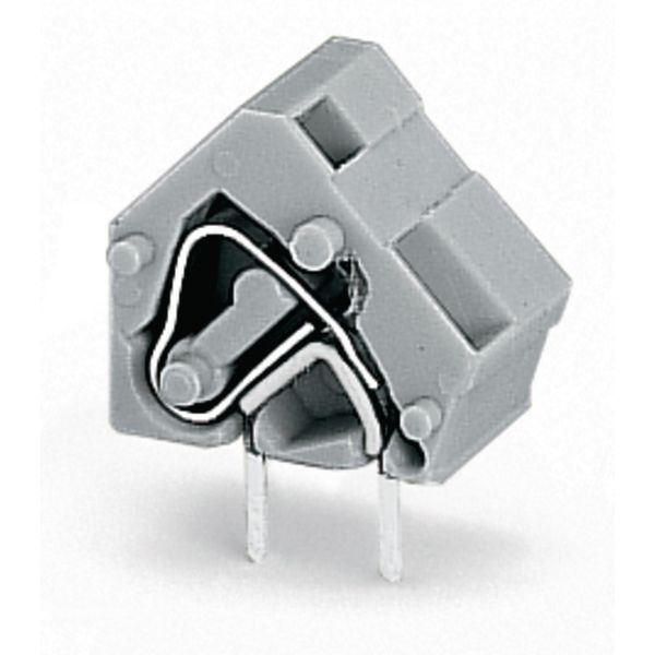 Stackable PCB terminal block 2.5 mm² Pin spacing 10/10.16 mm gray image 4
