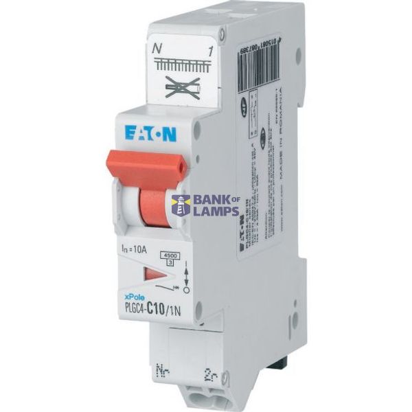 PLGC4-C10/1N Eaton Moeller series xPole - PLGC4/6 MCB image 1