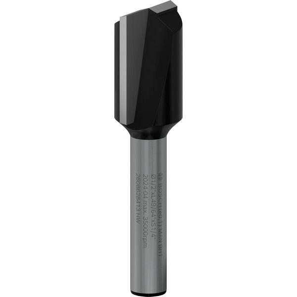 Straight bit, 1/4", D1 12.7 mm, L 19.6 mm, G 51 mm image 1