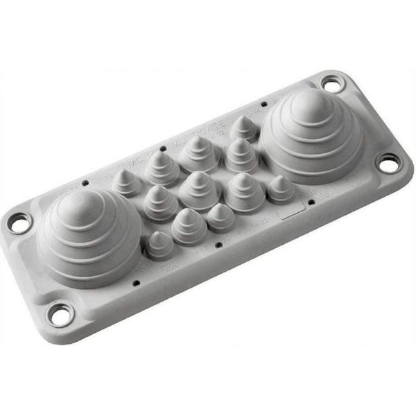 LMC 14 cable entry plate IP54 Ral 7035 (single pack without pins) image 1