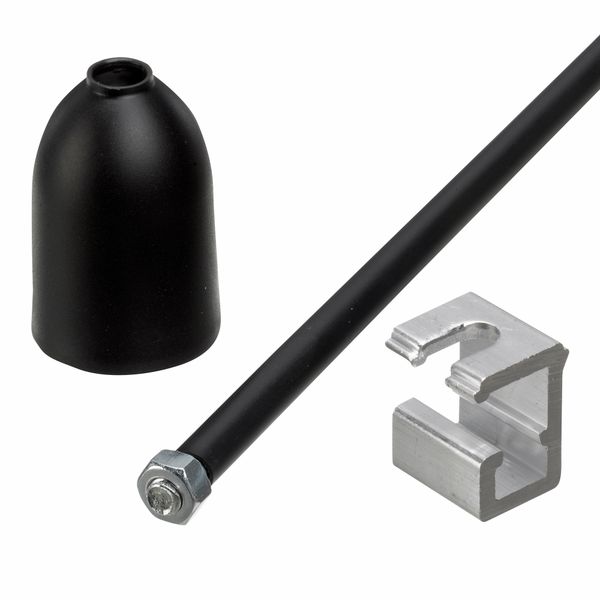 THREADED ROD SPR6-2 BLACK 200N image 1