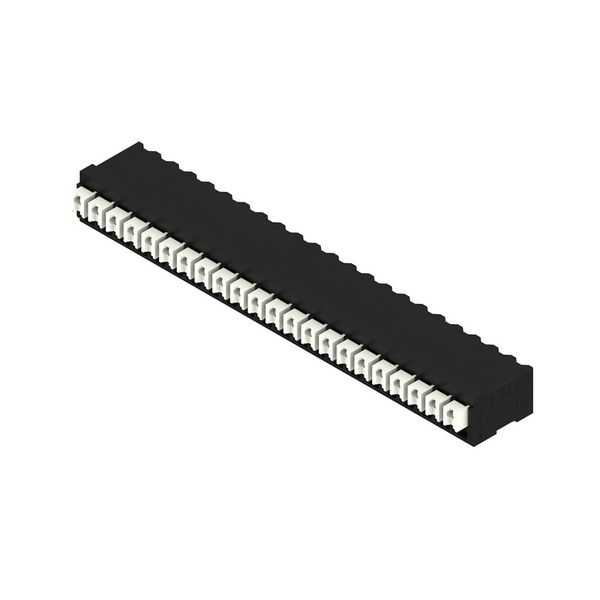 Printed circuit board terminals, 3.50 mm, Number of poles: 22, 90°, Solder pin length (l): 1.5 mm, black, PUSH IN with actuator, Clamping range, max. : 1.5 mm², Tube image 4