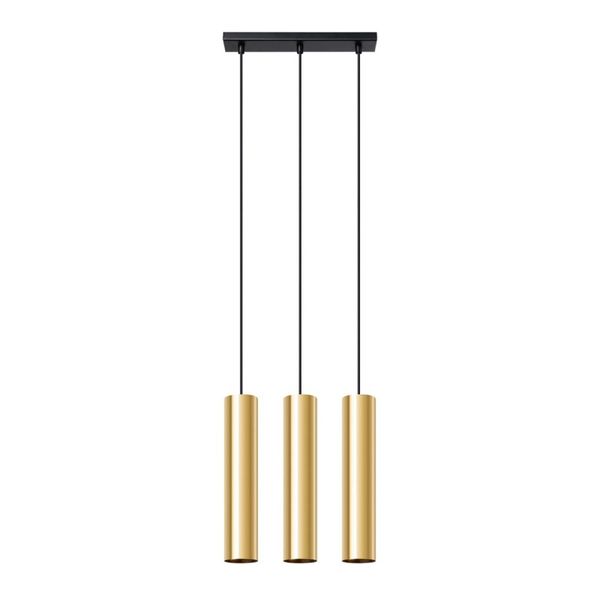 HANGING LAMP LAGOS 3 GOLDEN GLOSS GU10 3X10W IP20 image 1