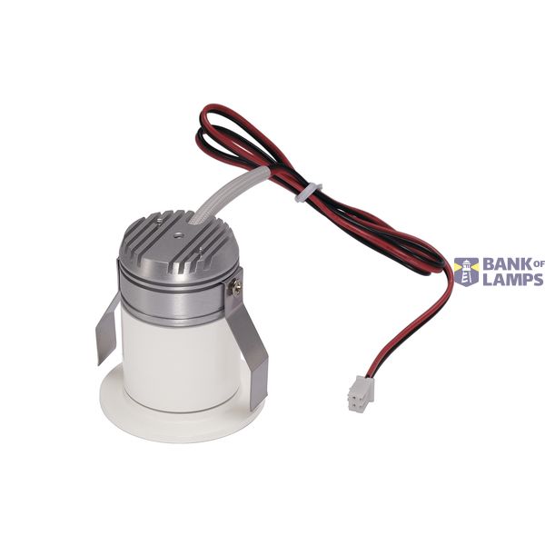 TRITON MINI LED HORN downlight , round, white, 1W LED, warm white image 2