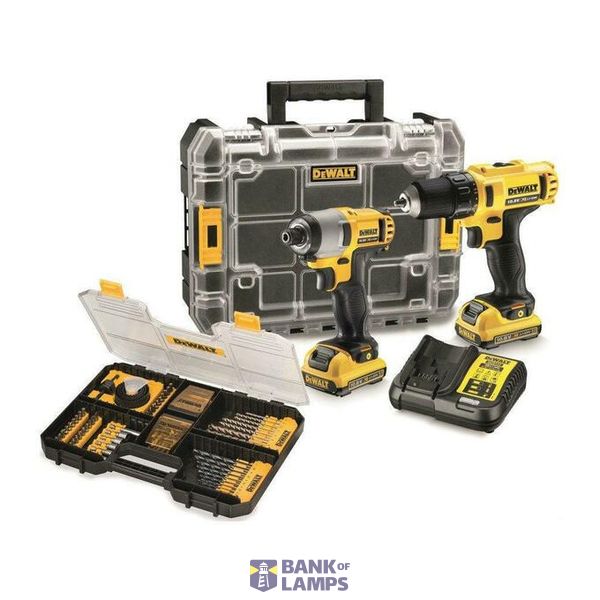 BATTERY SET 10.8V DRILL + SCREWDRIVER  DCK216D2T image 1