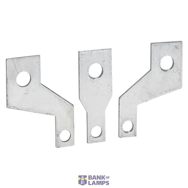 Set of 3 expanders for DSX 3-pole disconnector switch and source inverter size 1 for installation on plate image 2