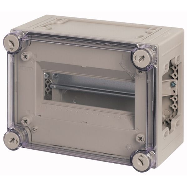 AV/I23-125 MCB enclosure, IP65, mounting rail vertical, HxWxD=250x187.5x150mm image 1