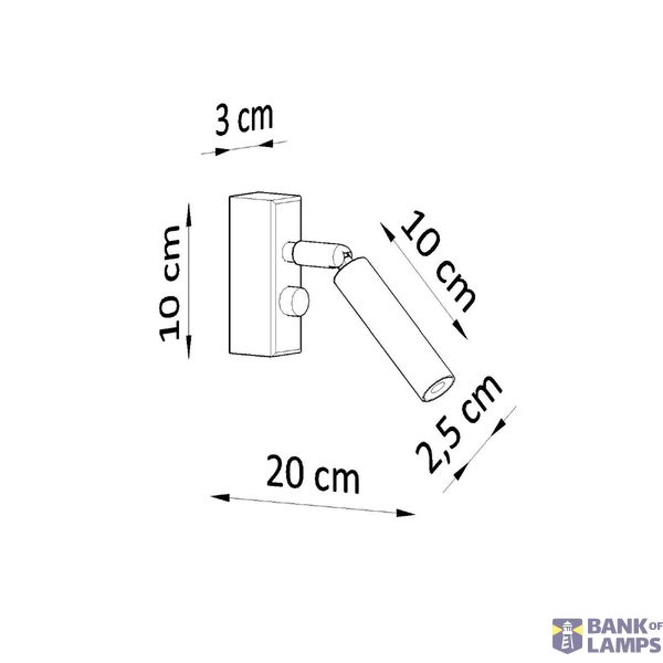 WALL LAMP EYETECH 1 BLACK G9 1X40W IP20 image 10