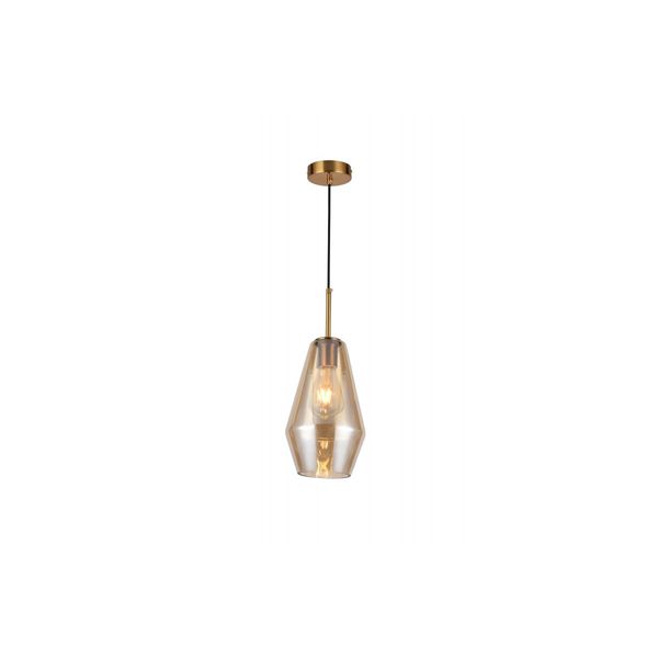Ceiling fixture LIME 2,7900,AC220-240V,50/60Hz,1*E27, IP20, Diameter 35 CM, single,  gold image 1