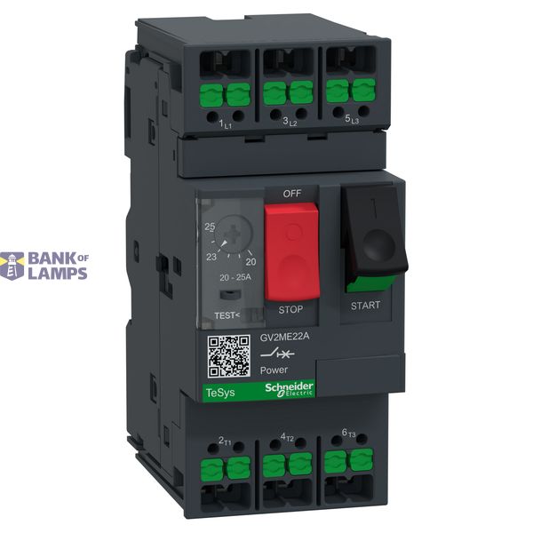 Tesys MOTOR CB TH-MAG 25A PB Snap-in image 1