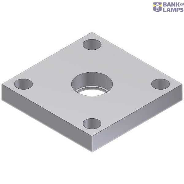 Flange set 3/4 in NPT image 1