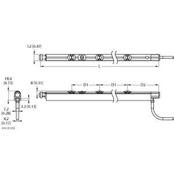Photoelectric Sensor Reflex Light Grid   TTR637APSB6T-2.0RJ-CTR image 1