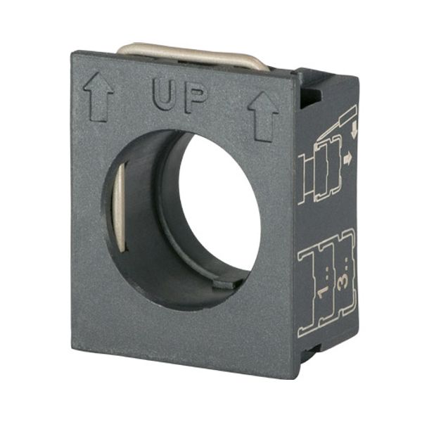 Flange for contact block image 1