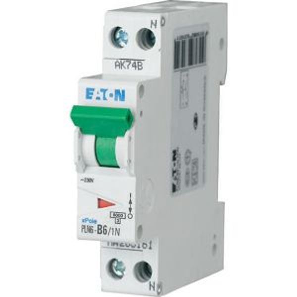 Miniature circuit breaker (MCB), 4 A, 1p+N, characteristic: C image 11