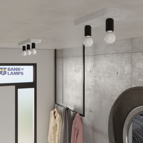 CEILING LAMP TAVO 2 GREY E27 2X15W IP20 image 9