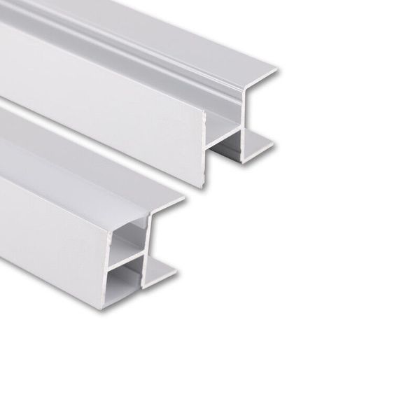 Wall aluminum profile NA 27x19mm, Whitey diffusion 2m image 1