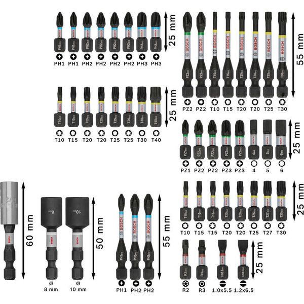 PRO Impact Screwdriving Set, 50 pcs image 2