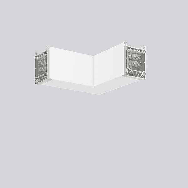 Form connector L 185 B 185 H 76 colour: white 220 - 240 V image 1