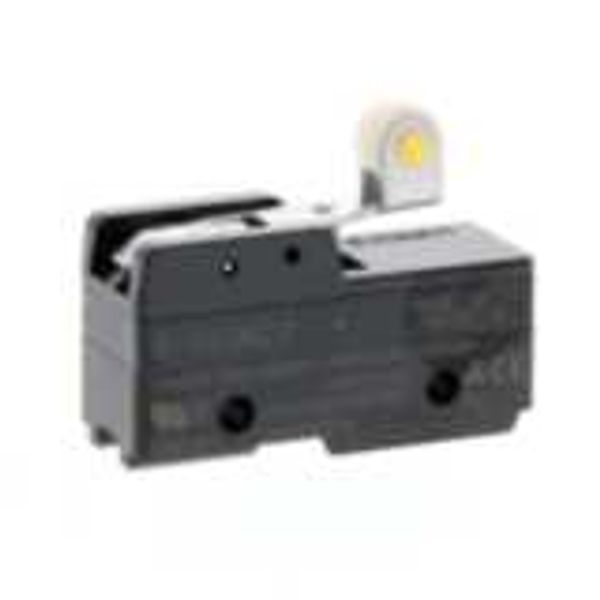 General purpose basic switch, short hinge roller lever, SPDT, 15 A, so Z15G1319M image 3