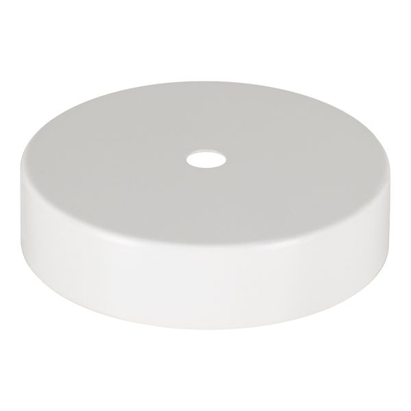 Ceiling Cup Metal White + White Cord Grip image 4